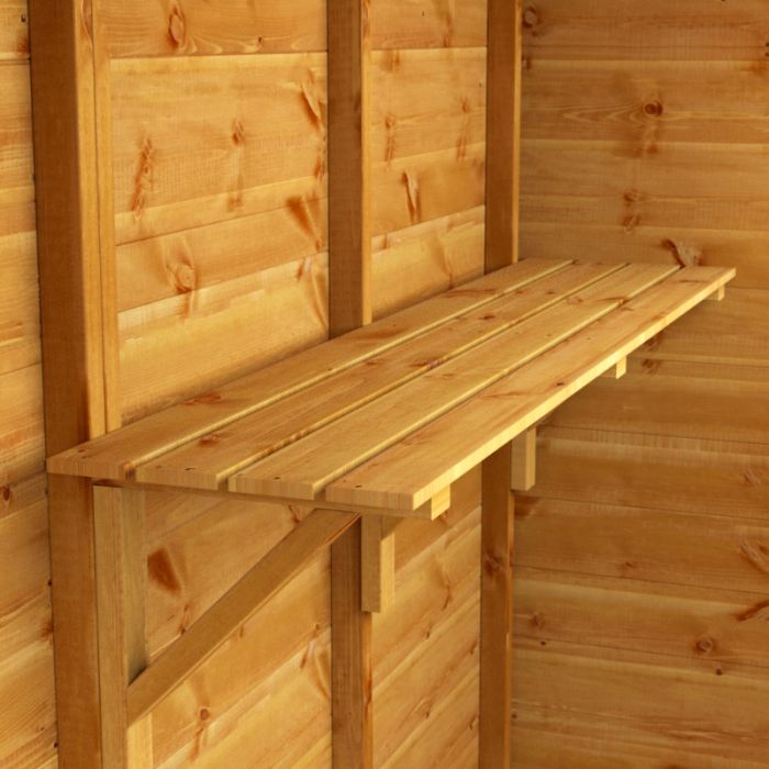 Oren 6' Wooden Wall Shelf