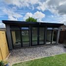 Bards 16' x 8' Othello Bespoke Insulated Garden Room - Painted