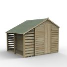 Hartwood 6' x 8' Windowless Pressure Treated Overlap Lean-To Apex Shed