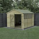 Hartwood 8' x 10' Pressure Treated Double Door Shiplap Apex Shed
