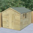 Hartwood 8' x 12' Premium Tongue & Groove Reverse Apex Shed Combo