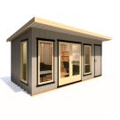 Loxley 16' x 8' Wembley Insulated Garden Room With Side Shed