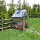 Palram - Canopia 6' x 6' Nature Hybrid Grey Polycarbonate Greenhouse