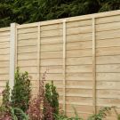 Hartwood 6' x 6' Pressure Treated Contemporary Lap Fence Panel