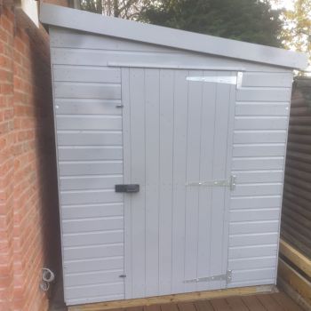 Bards 10' x 6' Custom Pent Security Shed - Tanalised or Pre Painted
