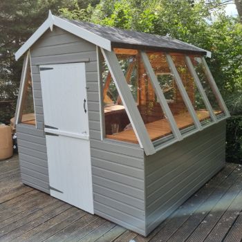 Bards 10' x 6' Supreme Custom Apex Suntrap Potting Shed - Tanalised or Pre Painted