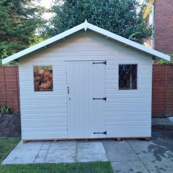 Bards 8' x 10' Supreme Custom Apex Hobby Shed - Tanalised or Pre Painted