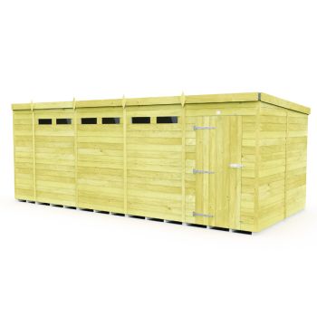 Holt 19' x 8' Pressure Treated Shiplap Modular Pent Security Shed