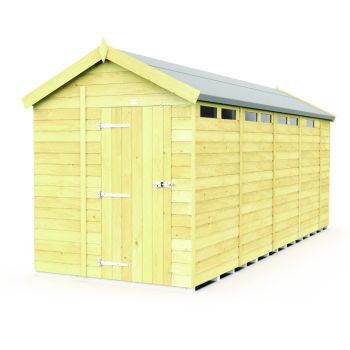 Holt 7' x 17' Pressure Treated Shiplap Modular Apex Security Shed