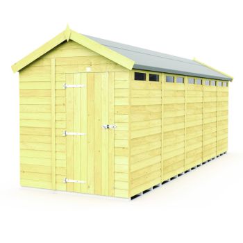 Holt 7' x 20' Pressure Treated Shiplap Modular Apex Security Shed