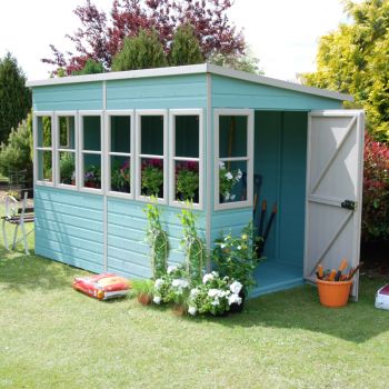 Loxley 10' x 10' Shiplap Sun Pent Shed